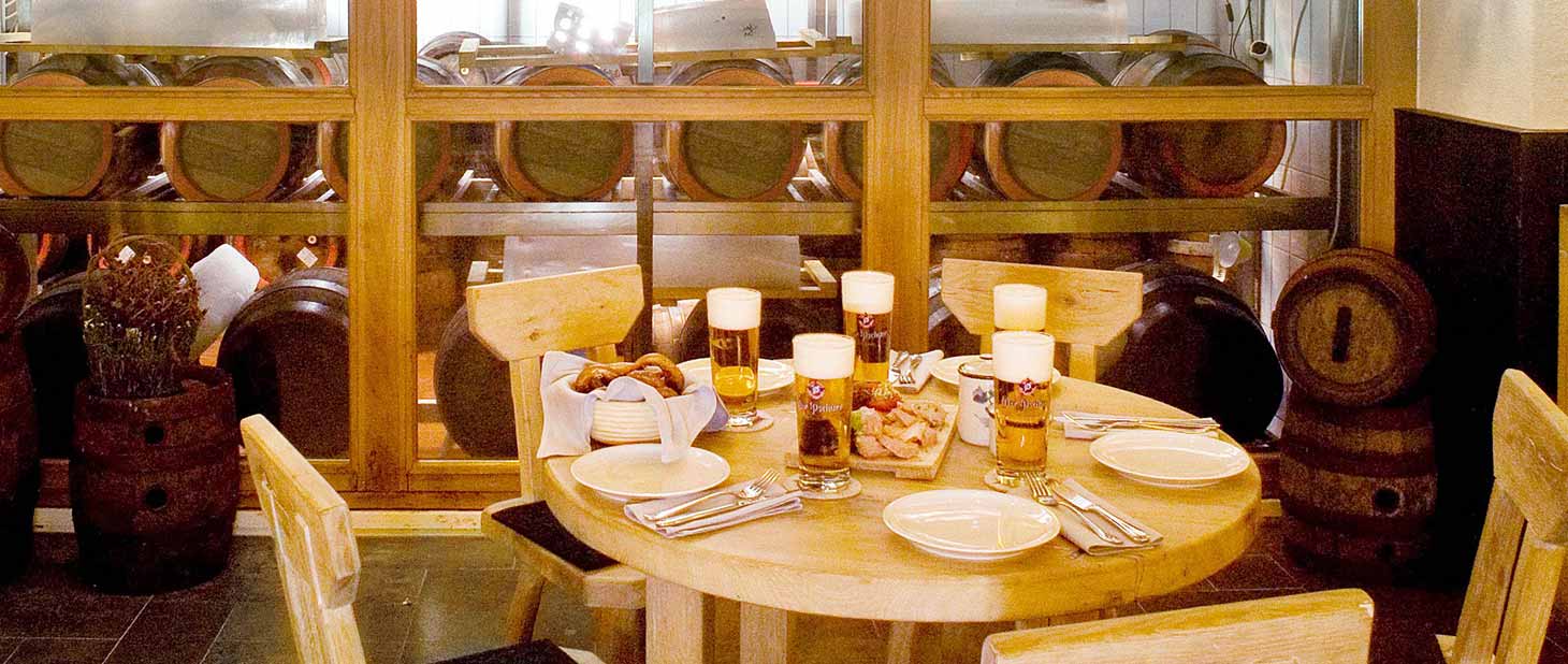 Figure: View of the wooden barrel beer