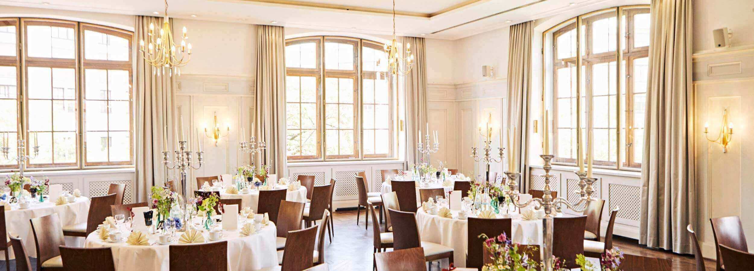 Figure: The Theresiensaal - our metropolitan and elegant festive and event hall